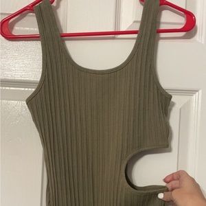 Olive green size medium bodysuit